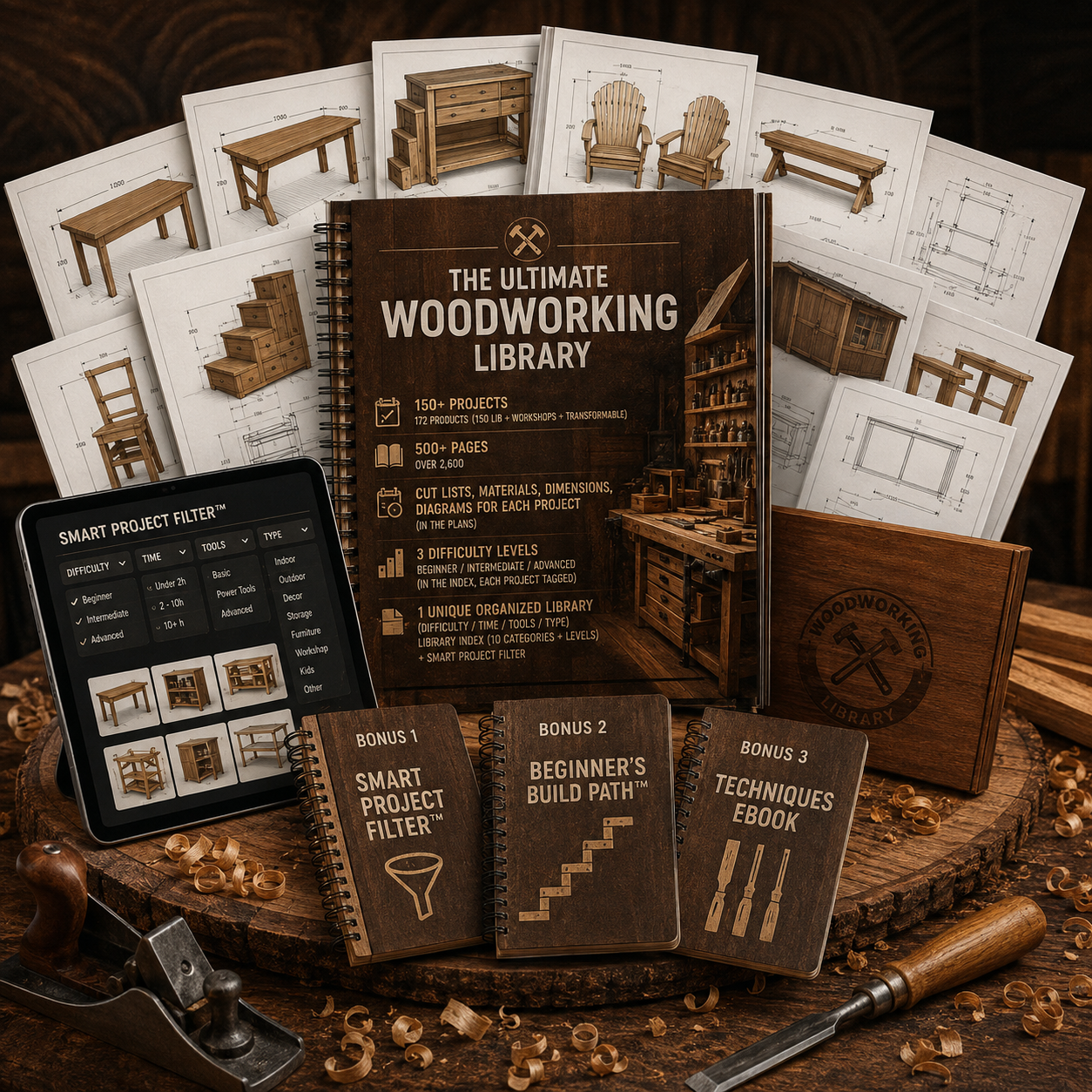 Woodworthy™ — The Complete Woodworking Plans Library